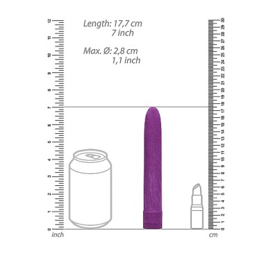 7" Vibrator - Biodegradable - Purple